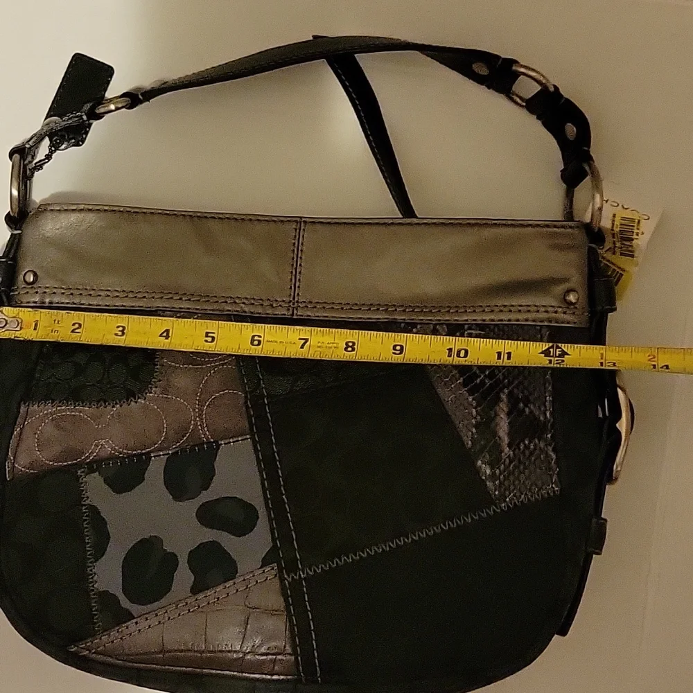 NWT: COACH Tonal Patchwork Zoe - Picture 8 of 16